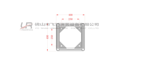 螺丝铝板连接四边架-UR-QDB400