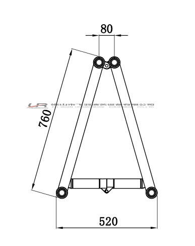 插销连接折叠架-UR-ZHC760520
