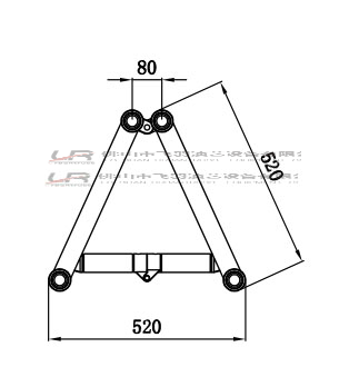 插销连接折叠架-UR-ZHC520
