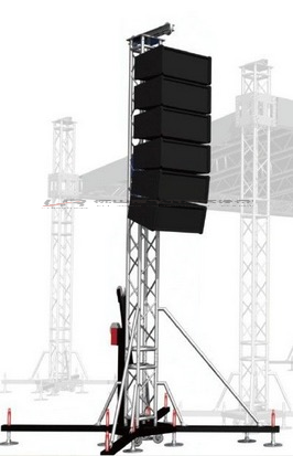 挂音响的雷亚架