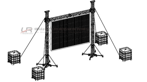6米X7米LED龙门架