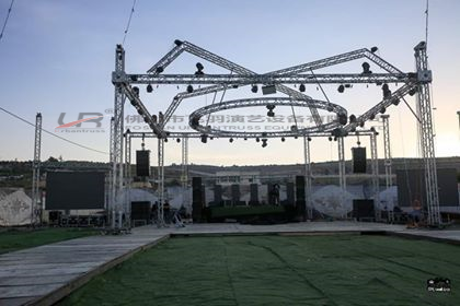 Outdoor circular truss system Outdoor circular truss system