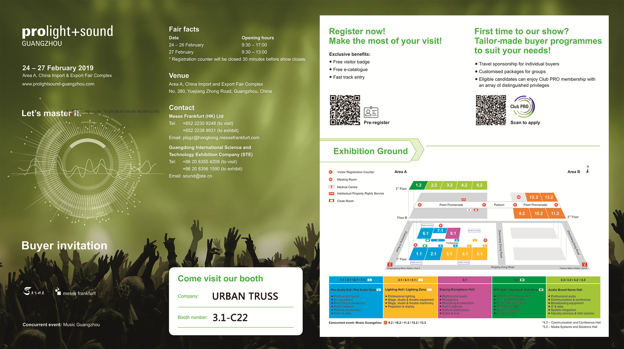 Welcome to Guangzhou Prolight + Sound 2019 Welcome to Guangzhou Prolight + Sound 2019